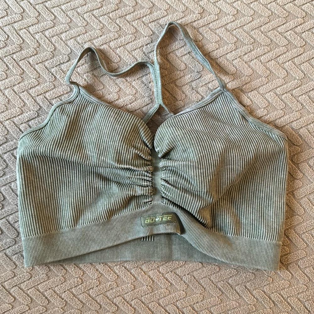 Bo + Tee Ribbed Sports Bra